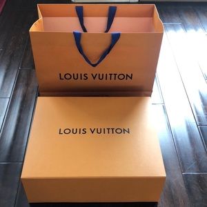 HUGE XL Louis Vuitton Gift Box & Shopping Bag NEW!